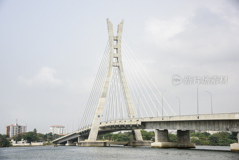 尼日利亚拉各斯的Lekki Ikoyi链接桥
